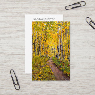 Cartão Memorial de Bênção de Prayer