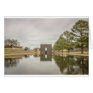 Cartão memorial de bombardeio em Oklahoma