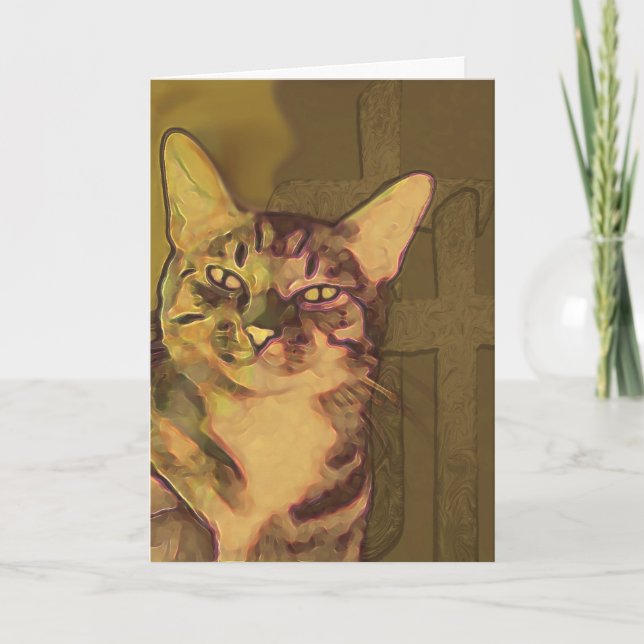 Cartão memorial de Cat (Frente)