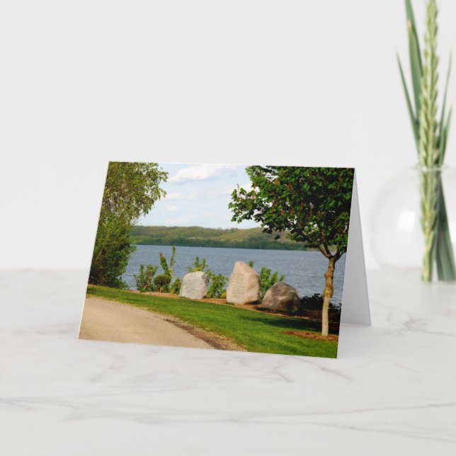 Cartão Memorial de Dan Fogelberg no Spring Card (Frente)