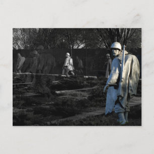 Cartão - memorial de guerra de Coreia