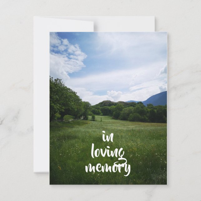 cartão memorial do campo e do céu 2 (Frente)