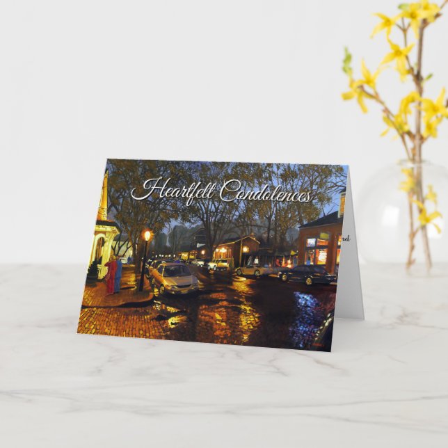 Cartão Memorial do Laranja Vermelho Roxo - Irlandês - Ben (Flor Amarela)