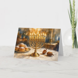 Cartão Memórias do Chanukah,
