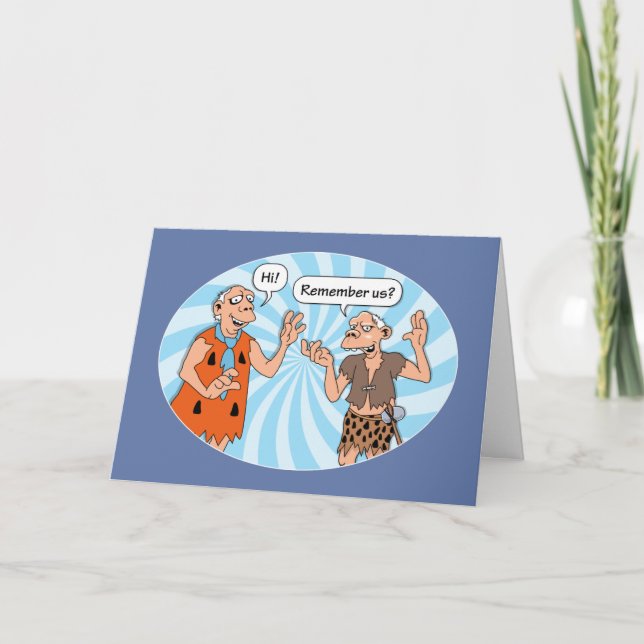 Cartão Memórias Engraçadas Aniversário (Frente)