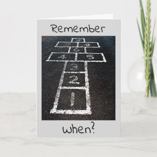 CARTÃO MEMORY IS FIRST TO GO WHEN YOU TURN 50!