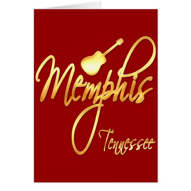 Cartão Memphis, Tennessee (Frente)