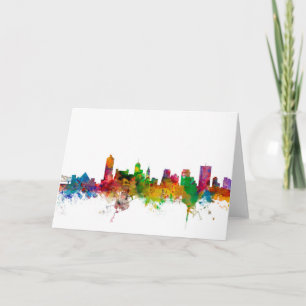 Cartão Memphis Tennessee Skyline
