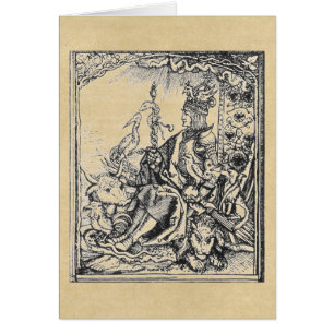 Cartão Menagerie do Imperador Maximilian