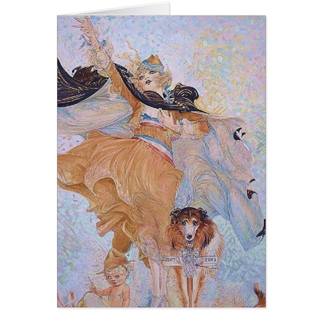 Cartão Menina bonita de WWI Nell Brinkley (Frente)