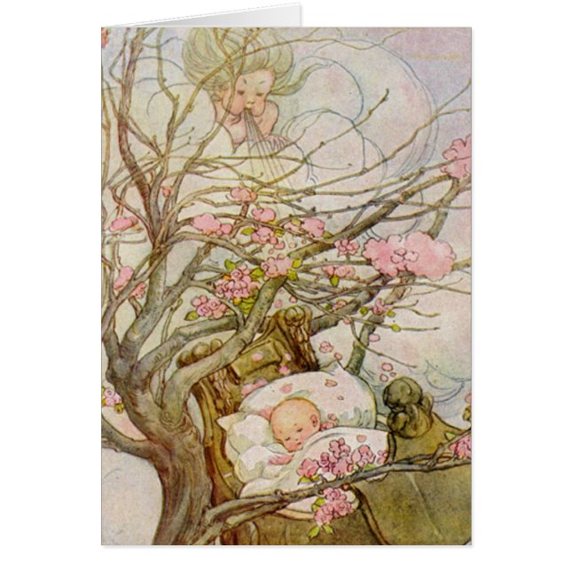 Cartão Menina bonito (Frente)