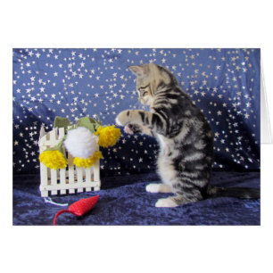 Cartão Menina brincalhão - Lilo