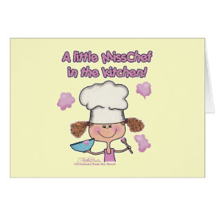 Cartão Menina Chef