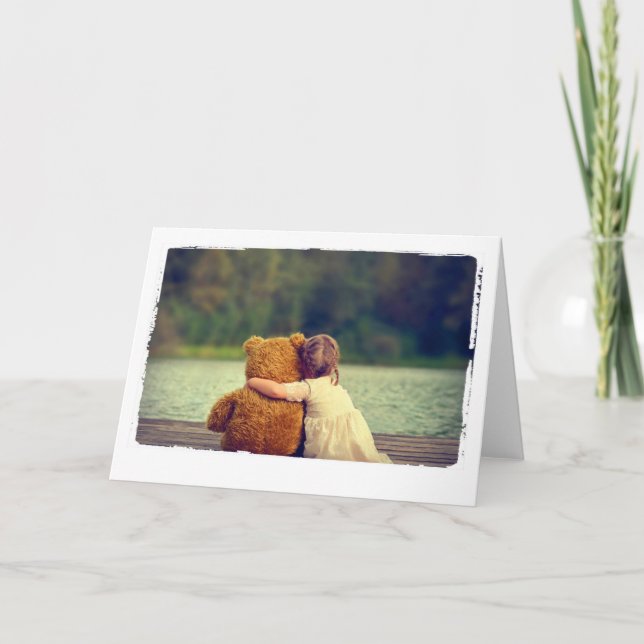 Cartão Menina de Adoção (Frente)