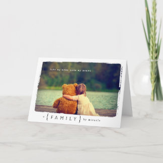 Cartão Menina de Adoção