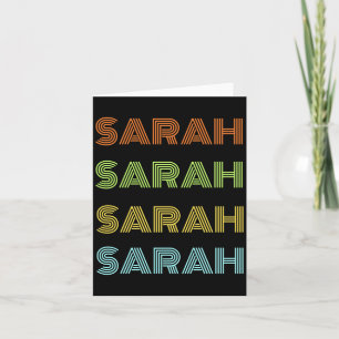 Cartão Menina do Amor Sarah Clic Sarah Menina chamada Sar