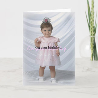 Cartão Menina do aniversário