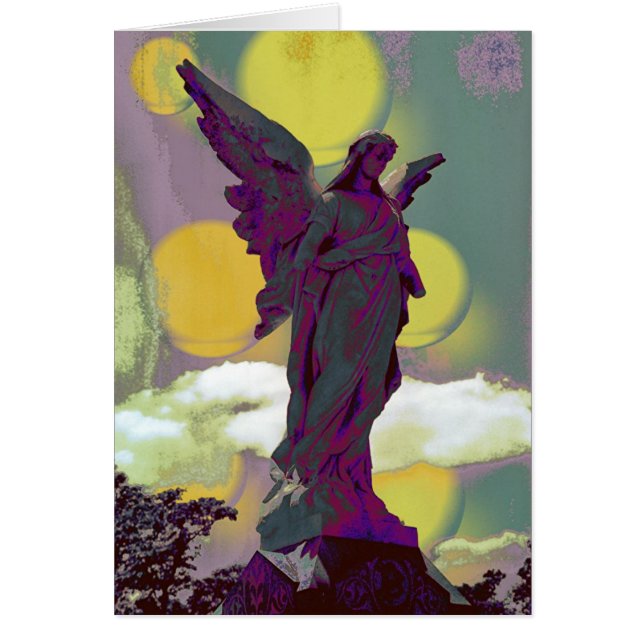 Cartão Menina do cemitério # 2 (Frente)