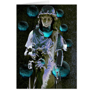 Cartão Menina do cemitério # 3