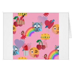 Cartão menina emoji