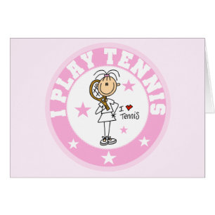 Cartão Menina eu jogo o camiseta e os presentes do tênis