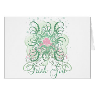 Cartão Menina irlandesa 2