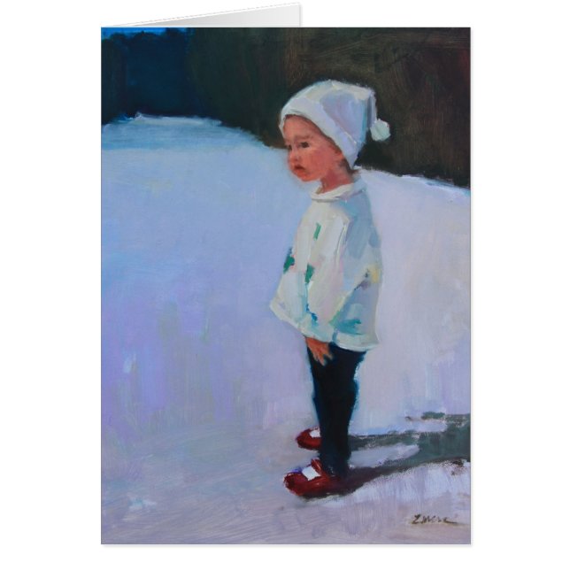 Cartão Menina Leder (Frente)