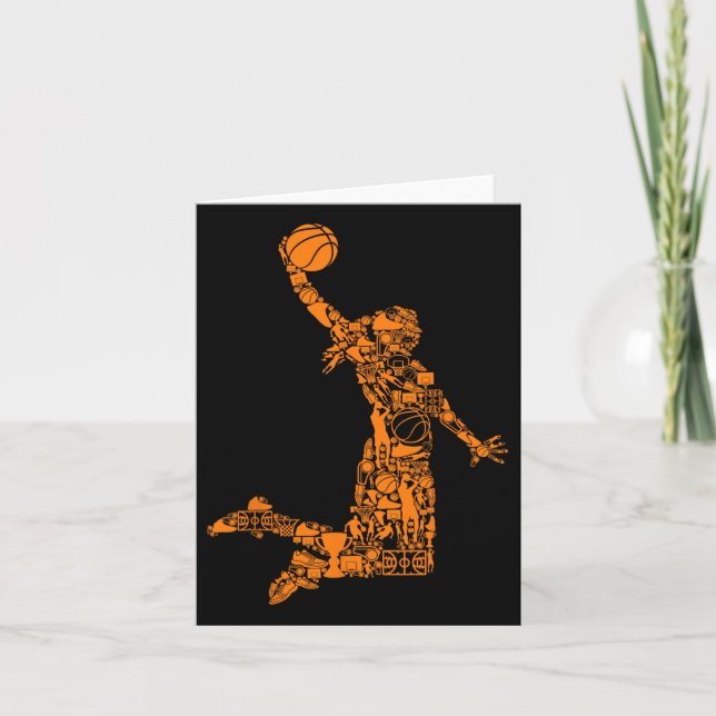 Cartão Meninas de basquete 1 (Frente)