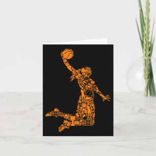 Cartão Meninas de basquete 1