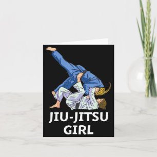 Cartão Meninas de Jiu Jitsu Brasileiro