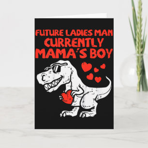 Cartão Meninas Futuro Senhoras Homem Mamas Menino Dino Me