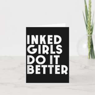 Cartão Meninas Inclusas Fazem Melhor Para Uma Garota De T