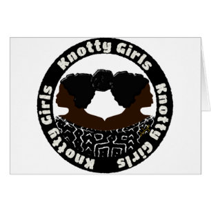 Cartão Meninas Knotty
