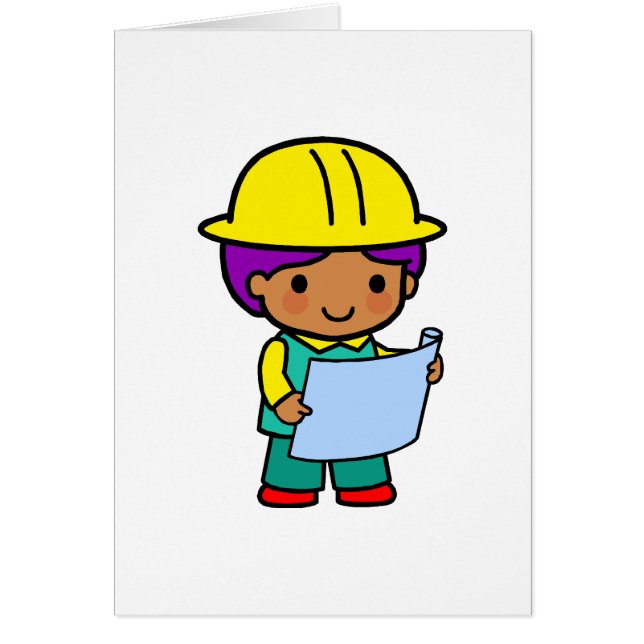 Cartão Menino do arquiteto (Frente)