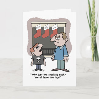 Cartão Menino Ganancioso