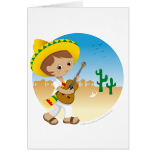 Cartão Menino mexicano