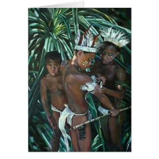 Cartão Meninos da ilha