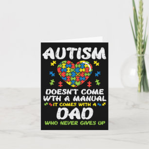 Cartão Mens Autismo Não Vem Com O Quebra-cabeça Manual Do