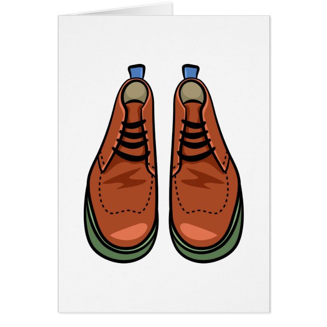 Cartão Mens Boots (Frente)