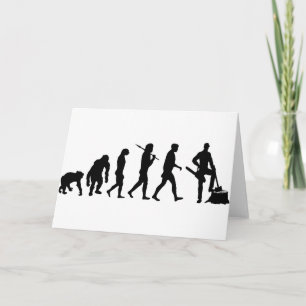 Cartão Mens e mulheres Trabalho florestal de Lumberjack