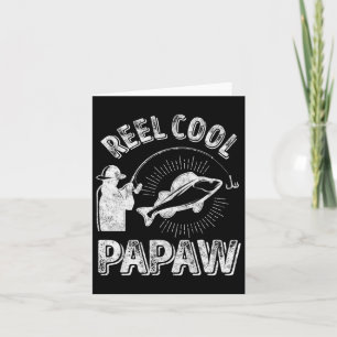 Cartão Mens Reel Legal Camisa Papaça Paqueiro Pescador Na