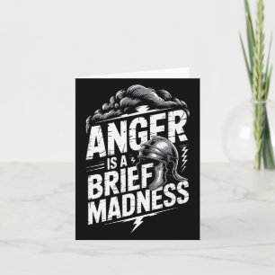 Cartão Mens Seneca Stoic Philosoper Citando Ruas Motivaci