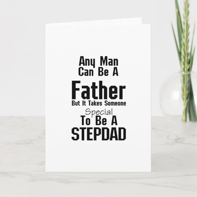 Cartão Mens Stepdad  Gift Dads Stepdad Grandpa (Frente)