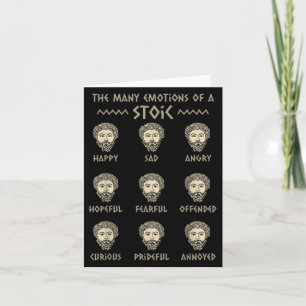 Cartão Mens Stoicismo Citação Marcus Aurelius