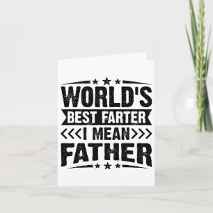 Cartão Mens Worlds Melhor Que Eu Quero Dizer Pai Dia de o