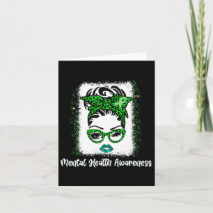 Cartão Mensagem Bun Mental Health Awarness (Sensibilizaçã