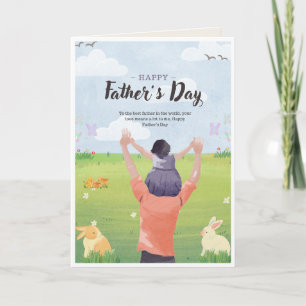 Cartão Mensagem de Amor para o Papai