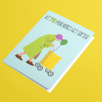 Mensagem engraçada 75º aniversário