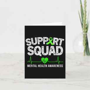 Cartão Mental Health Support Squad Ribbon Awarties Men W