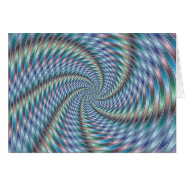 Cartão Mente destruidora - Arte Fractal (Frente Horizontal)